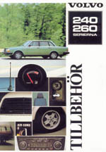 Volvo 240, 260 serierna : tillbehör Volvo 240, 260 serierna : tillbehör