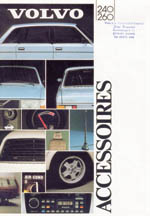 Volvo 240, 260 : accessoires Volvo 240, 260 : accessoires
