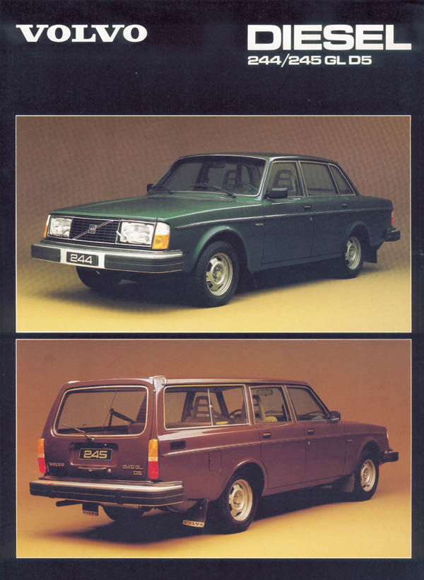 Modellen Modeller 1980 Volvo 244 245 GL D5